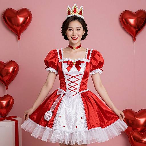 Tween Queen Hearts Costume Design