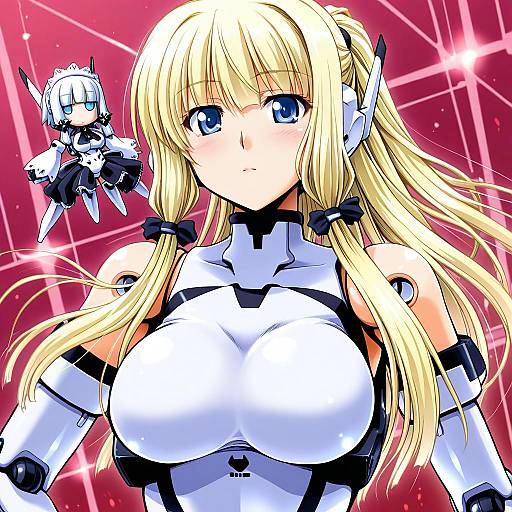 Illustration of Arnval, busou shinki in the style of Takana shinno