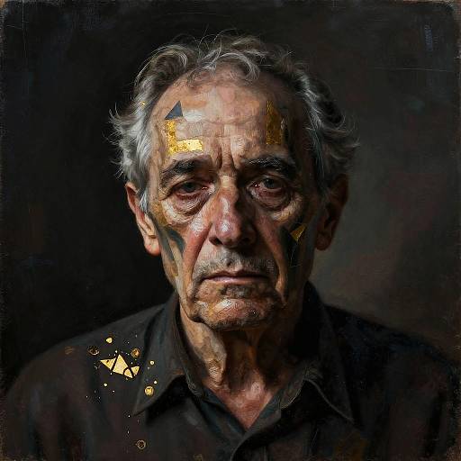 Surreal Abstract Portrait of Despair