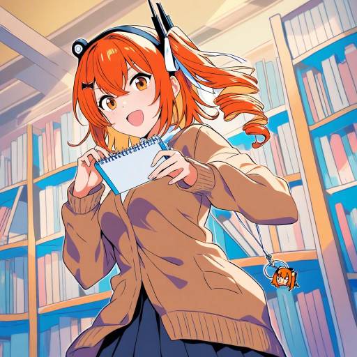 Vibrant School Life Anime Scene