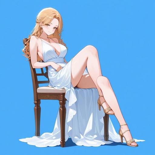 Elegant Portrait of a Summer Beauty Elegant Portrait of a Summer Beauty