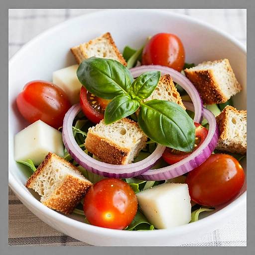 Vibrant Fresh Salad Close-Up Photo