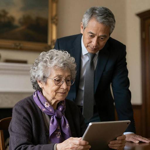 Cozy Encounter in a Warm Room