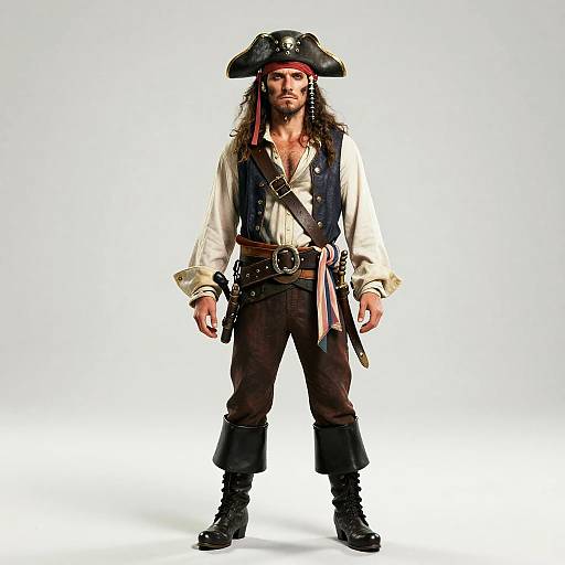 Ultra-Detailed Piratepunk AI Masterpiece