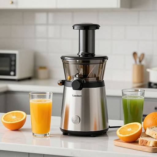 Modern Stainless Steel Juicer Scene