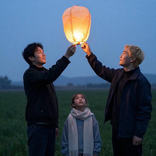 Candlelit Dusk Gathering in Twilight
