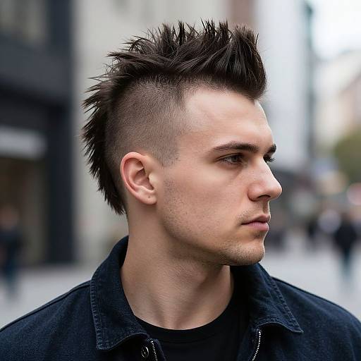 Classic Mohawk Urban Lifestyle Portrait