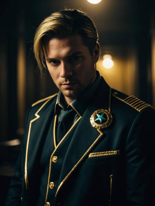 Man in Agent Xero Cosplay Costume