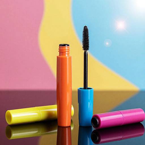 Vibrant Artistic Mascara Display