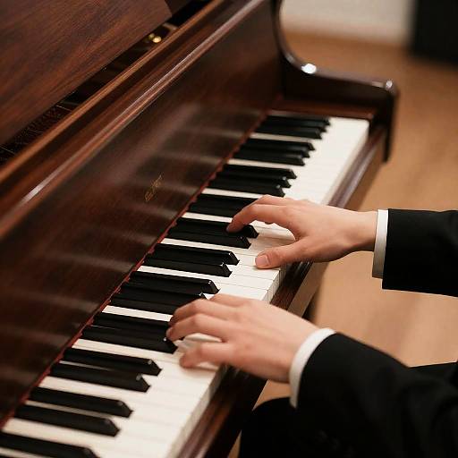 Elegant Duet on a Grand Piano