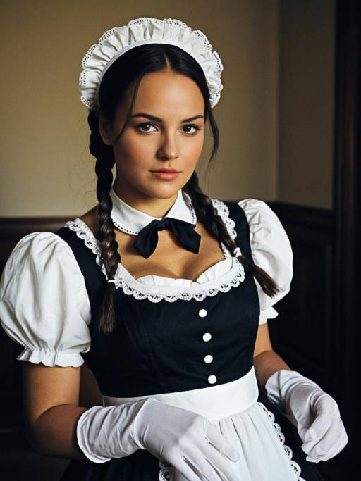 Photorealistic Woman in Django Costume