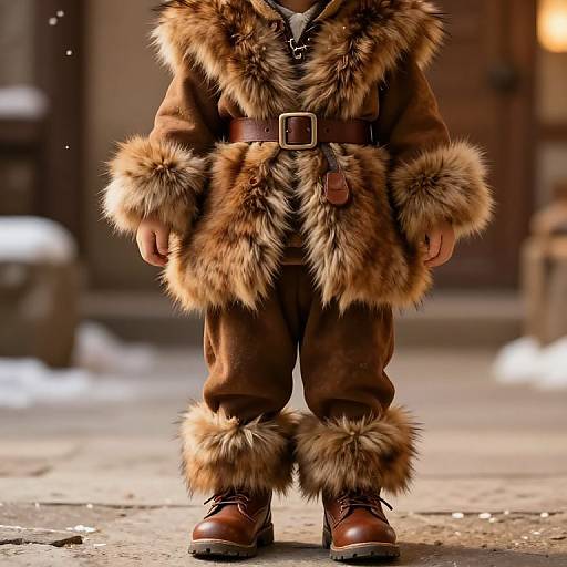 Cozy Fur-Lined Winter Outfit