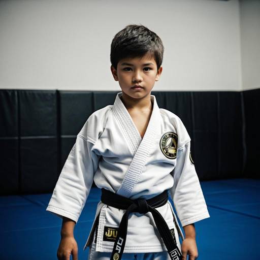 Realistic Male BJJ Student in Dougi