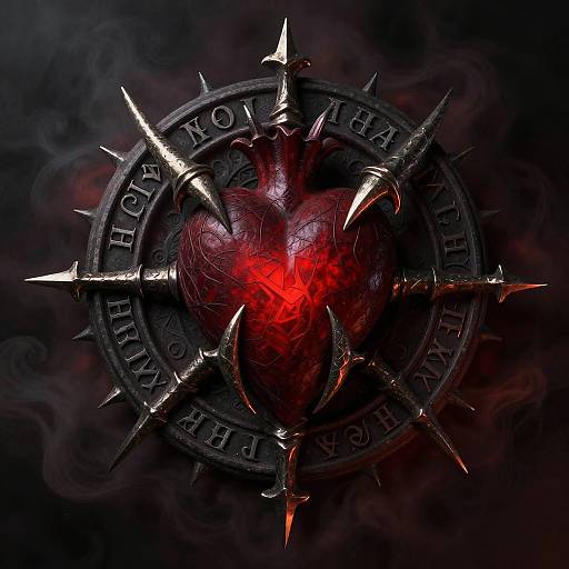 Gothic Vampire Crest Insignia