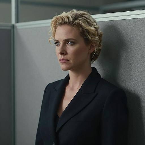 Moody Portrait of a Fair-Skinned Woman