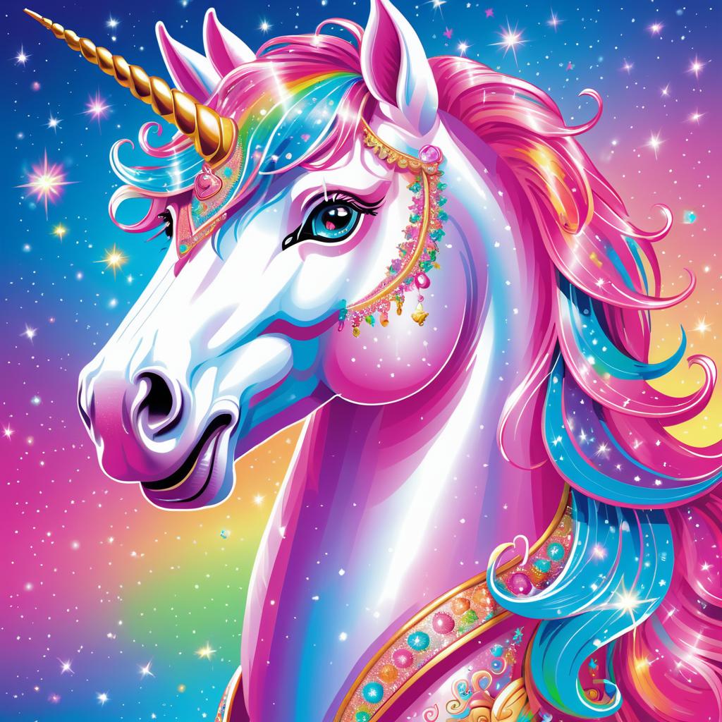 Vibrant Cartoon Unicorn Illustration