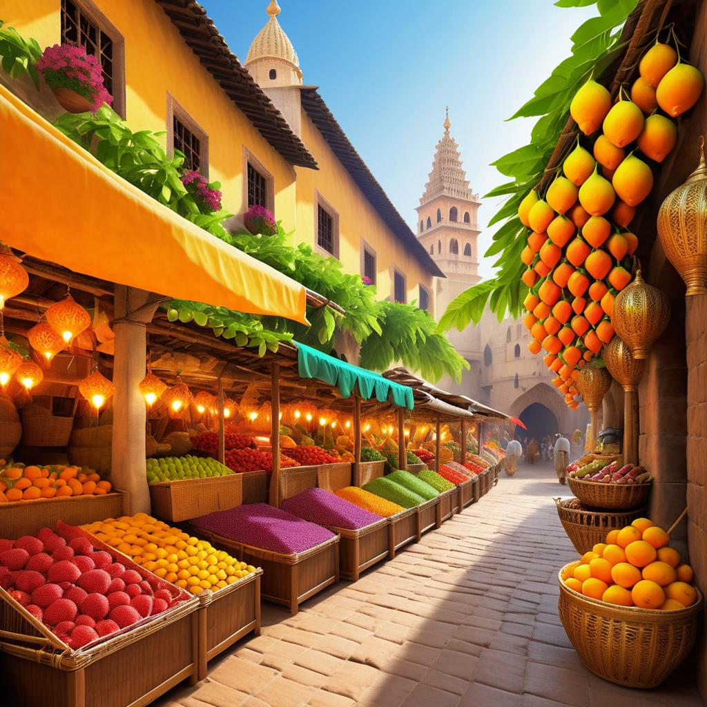 Journey Through a Medieval Marketplace