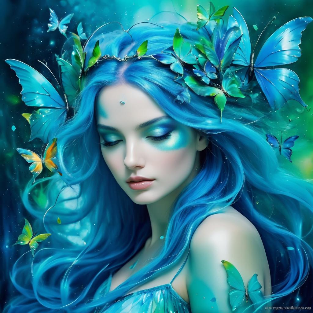 Enchanting Fantasy Portrait of Serenity