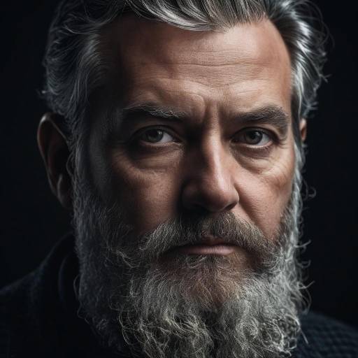 Hyper-Realistic Portrait of Mature Man