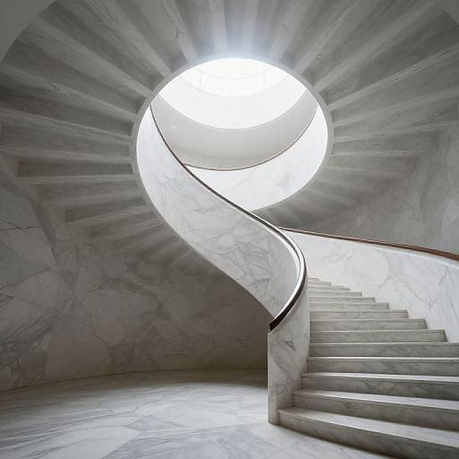 Spiraling Staircase of Eternal Growth