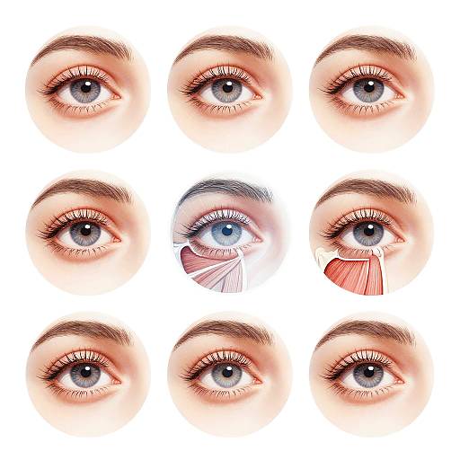 Upper Eyelid Exposure Anatomy Sequence