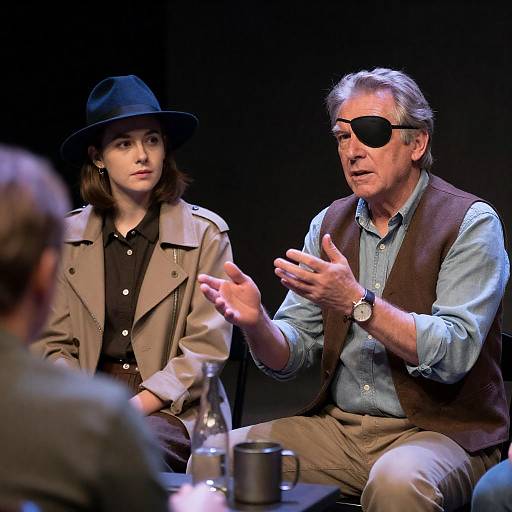 Candid Photograph in Dimly Lit Room