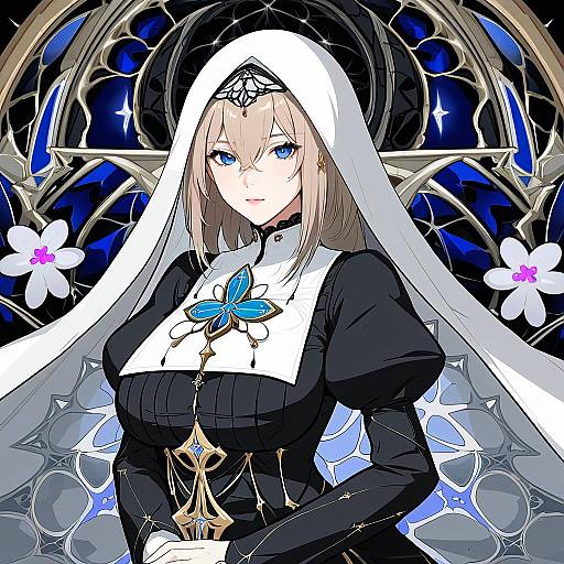 Illustration of Aponia (honkai impact), honkai (series) in the style of Satoupote