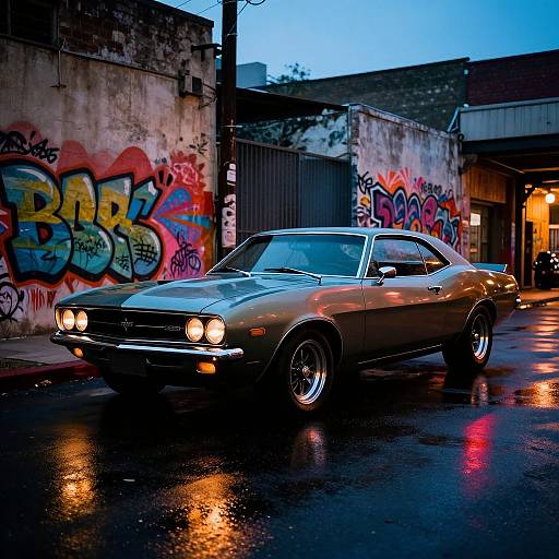 GTA-Style Vintage Muscle Car
