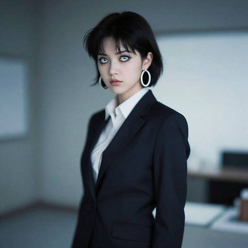 Dreamy VHS Horror Portrait