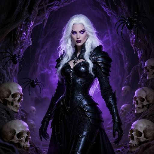 Tyra Banks as Drow Priestess