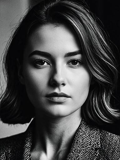 Photorealistic Close-Up Designer Fashion Headshot