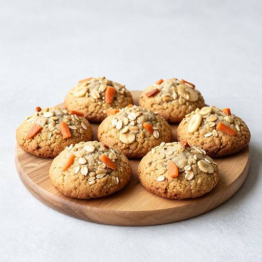 Banana Carrot Oat Muffins Display