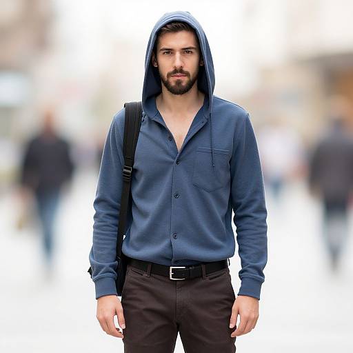 Realistic Casual Outfit Man Portrait