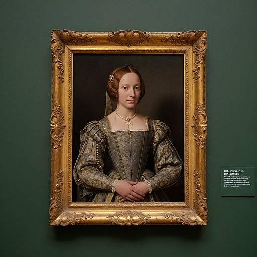 Elegant Renaissance Woman Portrait