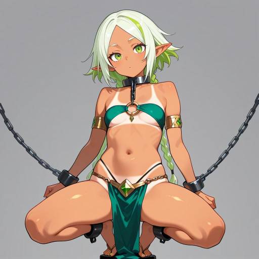 Violet-Braided Cowgirl in Dynamic Pose Violet-Braided Cowgirl in Dynamic Pose