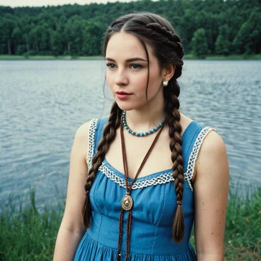 Realistic Lady Lake Costume with Jewelry