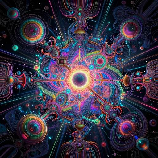 Psychedelic Quantum Near-Death Vision