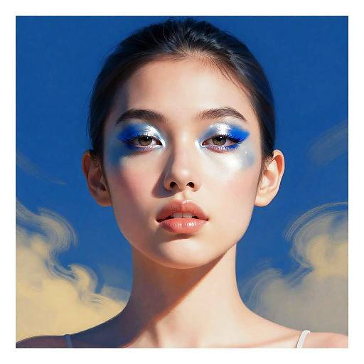 Futuristic Glam Hyper-Realistic Portraits