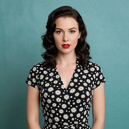 1940s Vintage Woman Portrait