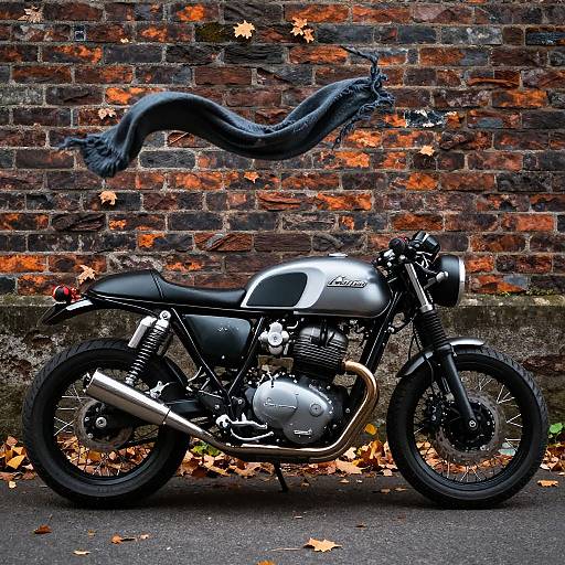 Retro Cafe Racer by Autumn Wall