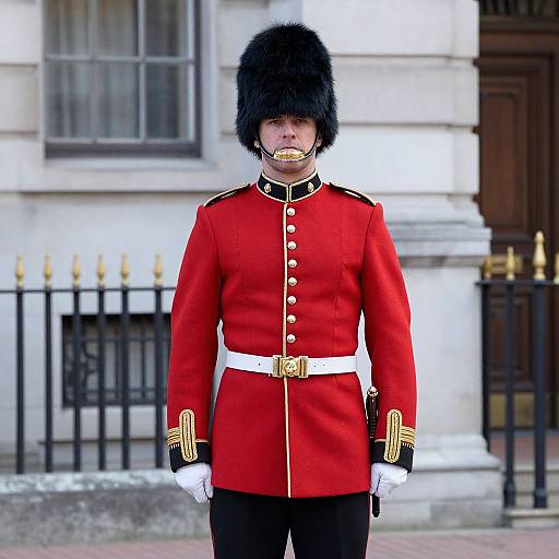 Royal British Guard in Uniform