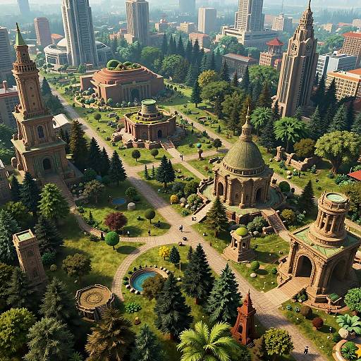 AI-Generated Hybrid Environmental Concept