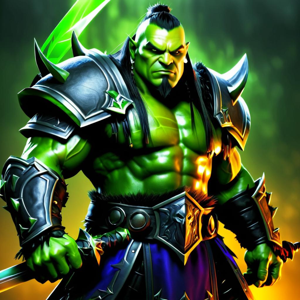 Epic Orc Blade Master in Battleground