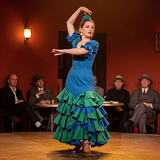 Flamenco Dance in Vintage Cabaret