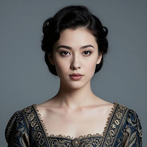 Elegant Vintage Woman NFT Portrait