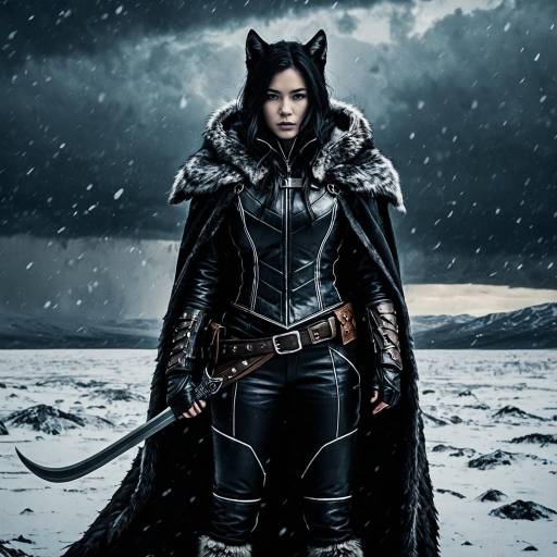 Vengeful Hunter in a Frozen Tundra