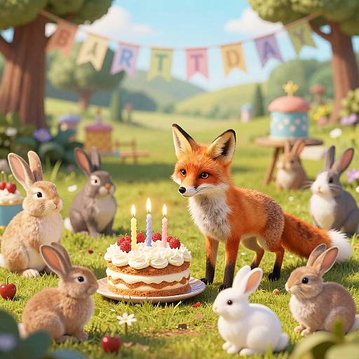 Fox's Whimsical Birthday Party
