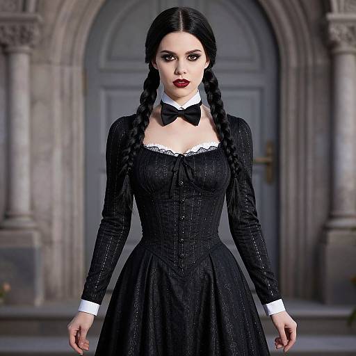 Wednesday Addams Inspired Costume