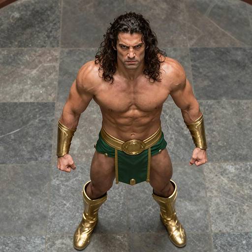 Hercules Cosplay: A Marvelous Warrior Stance