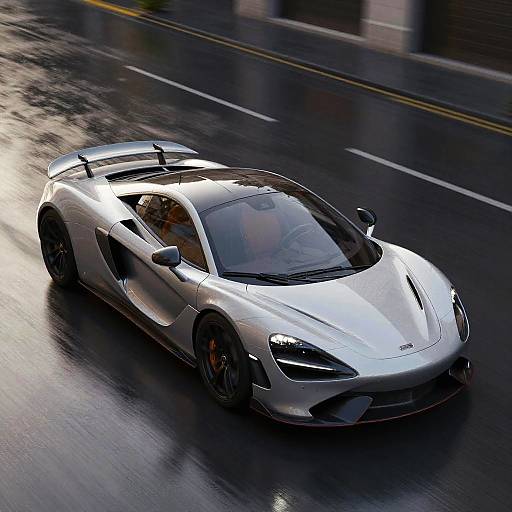 Photorealistic Ray Traced Sports Car